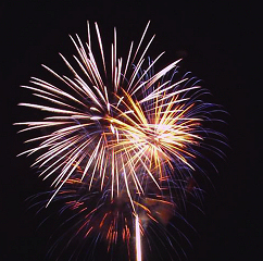 Professional fireworks displays are safe to enjoy.