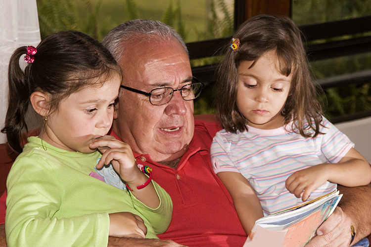 bigstock-Grandfather-And-Granddaughters-3128088