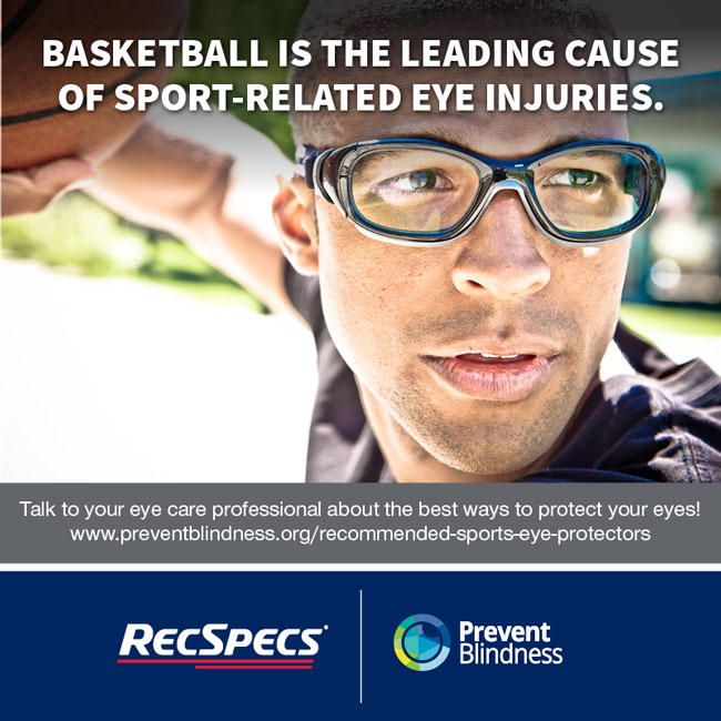 Basketball is the Leading Cause of Sport-Related Eye Injuries