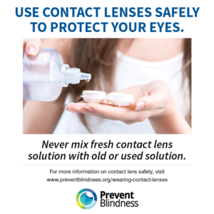 Use Contact Lenses Safely to Protect Your Eyes