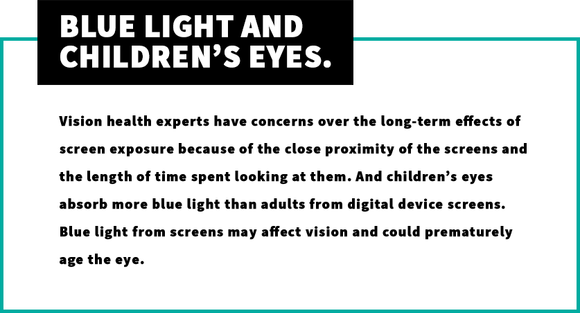 Blue Light and Children's Eyes