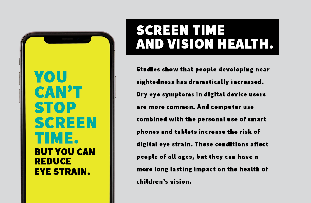 Reduce Screen Time. Reduce Eye Strain.