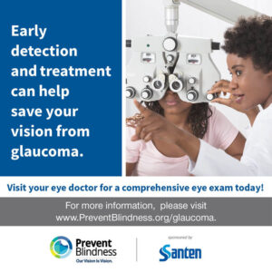 Early detection and treatment can help save your vision from glaucoma